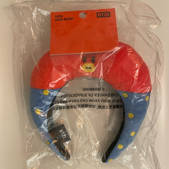 Official BTS BT21 Tata character face headband - Picture 2 of 6